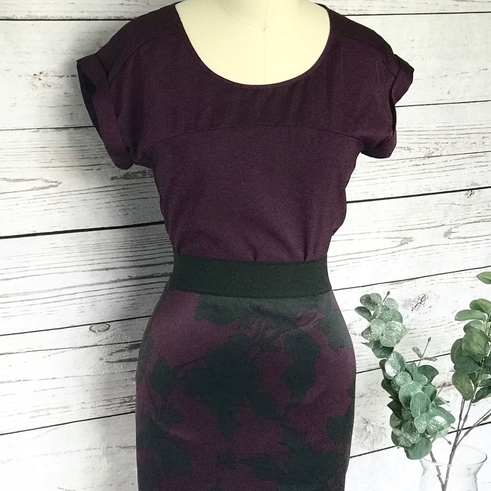 Express Short Cuffed Sleeve Blouse